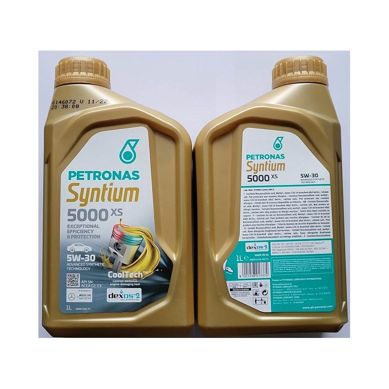 OLIO PETRONAS Syntium 5000 xs 5w30 c2 c3 1L