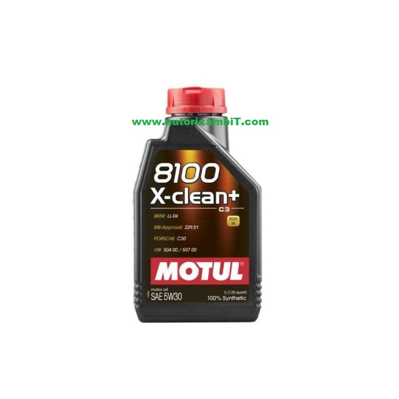 OLIO MOTUL 8100 X-CLEAN+ 5W-30 c3 507.00 1L