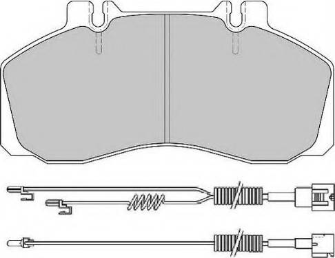 ATE JCP1126 - Kit pastiglie freno, Freno a disco www.autoricambit.com