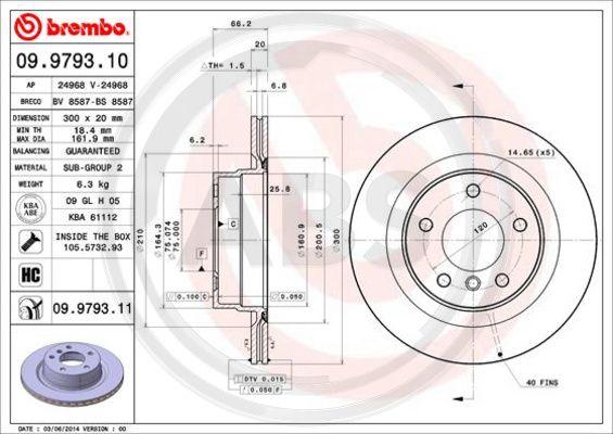 A.B.S. 09.9793.11 - Discofreno www.autoricambit.com