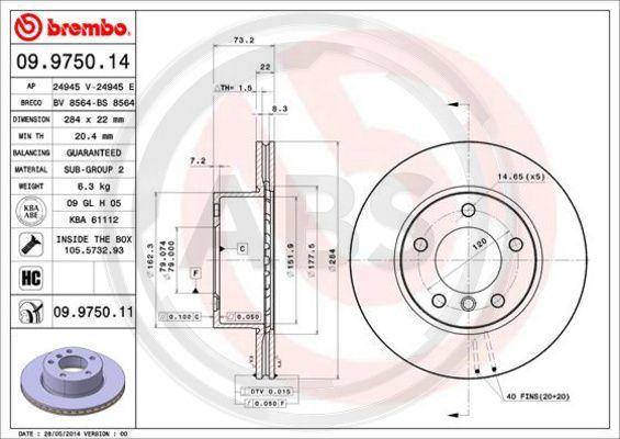 A.B.S. 09.9750.11 - Discofreno www.autoricambit.com