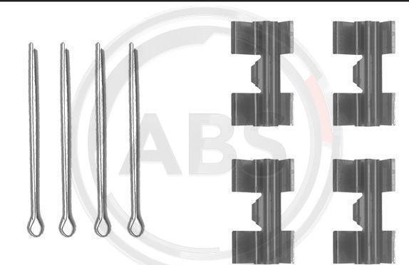 A.B.S. 0969Q - Kit accessori, Pastiglia freno www.autoricambit.com