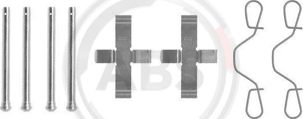 A.B.S. 0923Q - Kit accessori, Pastiglia freno www.autoricambit.com