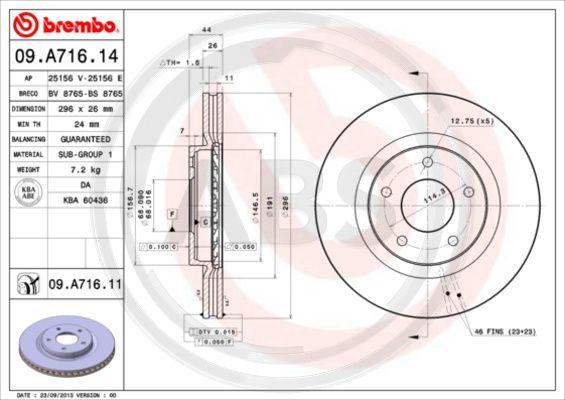 A.B.S. 09.A716.11 - Discofreno www.autoricambit.com