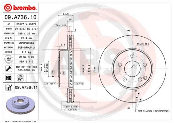 A.B.S. 09.A736.11 - Discofreno www.autoricambit.com