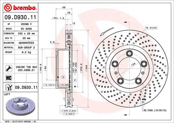 A.B.S. 09.D930.11 - Discofreno www.autoricambit.com