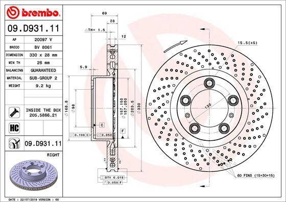 A.B.S. 09.D931.11 - Discofreno www.autoricambit.com