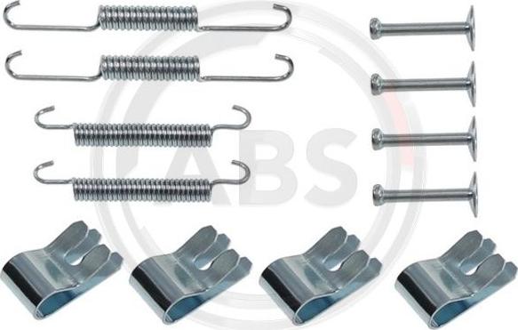 A.B.S. 0013Q - Kit accessori, Ganasce freno stazionamento www.autoricambit.com