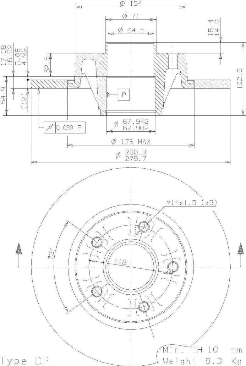 A.B.S. 08.9597.10 - Discofreno www.autoricambit.com