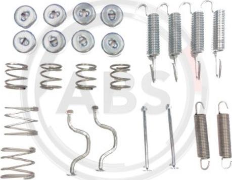 A.B.S. 0816Q - Kit accessori, Ganasce freno stazionamento www.autoricambit.com