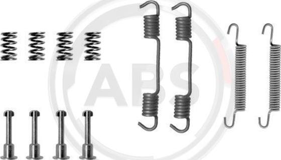 A.B.S. 0708Q - Kit accessori, Ganasce freno stazionamento www.autoricambit.com