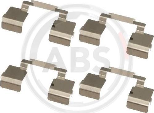 A.B.S. 1609Q - Kit accessori, Pastiglia freno www.autoricambit.com