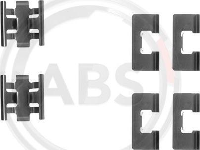 A.B.S. 1091Q - Kit accessori, Pastiglia freno www.autoricambit.com