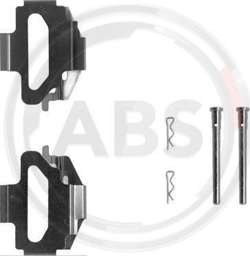 A.B.S. 1141Q - Kit accessori, Pastiglia freno www.autoricambit.com