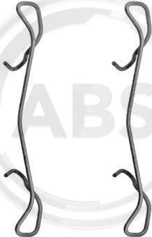 A.B.S. 1189Q - Kit accessori, Pastiglia freno www.autoricambit.com