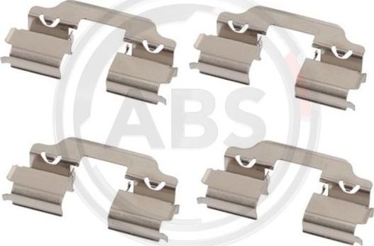 A.B.S. 1858Q - Kit accessori, Pastiglia freno www.autoricambit.com