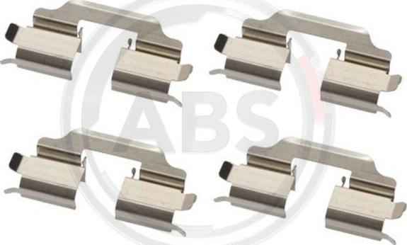 A.B.S. 1832Q - Kit accessori, Pastiglia freno www.autoricambit.com