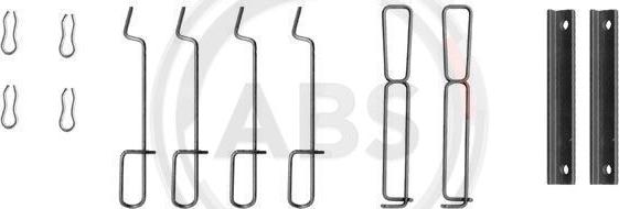 A.B.S. 1265Q - Kit accessori, Pastiglia freno www.autoricambit.com