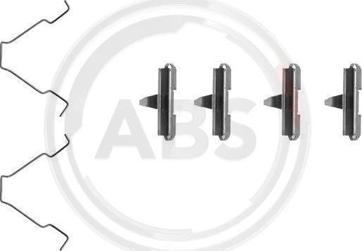 A.B.S. 1270Q - Kit accessori, Pastiglia freno www.autoricambit.com