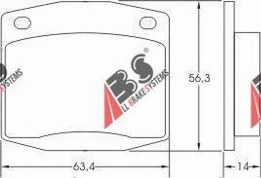 A.B.S. 36126 - Kit pastiglie freno, Freno a disco www.autoricambit.com