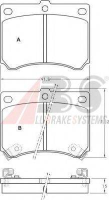 A.B.S. 36727 OE - Kit pastiglie freno, Freno a disco www.autoricambit.com