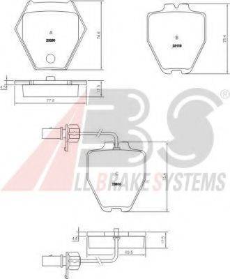 A.B.S. 37159 OE - Kit pastiglie freno, Freno a disco www.autoricambit.com