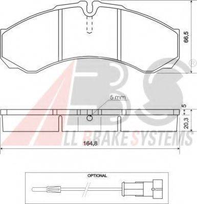 A.B.S. 37113 OE - Kit pastiglie freno, Freno a disco www.autoricambit.com