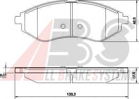 A.B.S. 37352 OE - Kit pastiglie freno, Freno a disco www.autoricambit.com