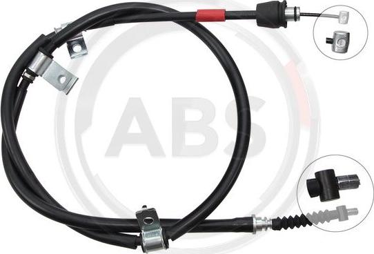 A.B.S. K19063 - Cavo comando, Freno stazionamento www.autoricambit.com