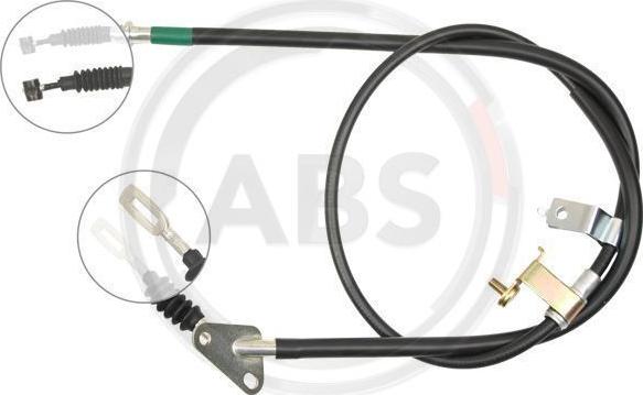 A.B.S. K14498 - Cavo comando, Freno stazionamento www.autoricambit.com