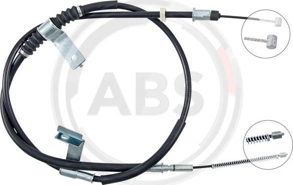 A.B.S. K14066 - Cavo comando, Freno stazionamento www.autoricambit.com