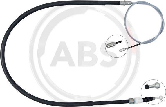 A.B.S. K15025 - Cavo comando, Freno stazionamento www.autoricambit.com