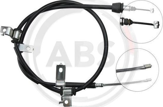 A.B.S. K15357 - Cavo comando, Freno stazionamento www.autoricambit.com