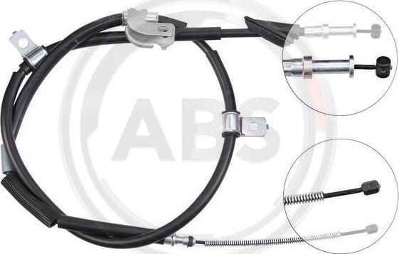 A.B.S. K15378 - Cavo comando, Freno stazionamento www.autoricambit.com