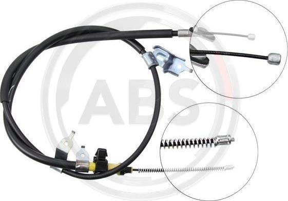 A.B.S. K16528 - Cavo comando, Freno stazionamento www.autoricambit.com