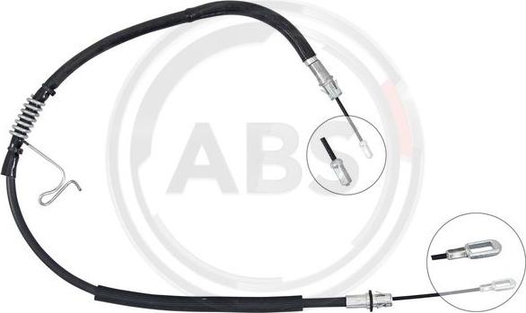 A.B.S. K16034 - Cavo comando, Freno stazionamento www.autoricambit.com