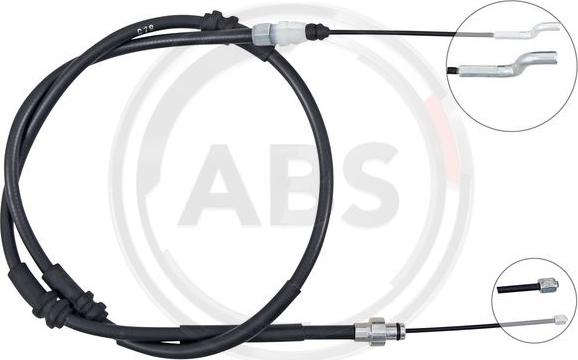 A.B.S. K16026 - Cavo comando, Freno stazionamento www.autoricambit.com