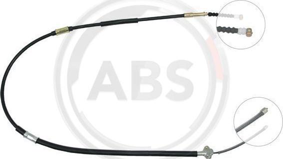 A.B.S. K16357 - Cavo comando, Freno stazionamento www.autoricambit.com