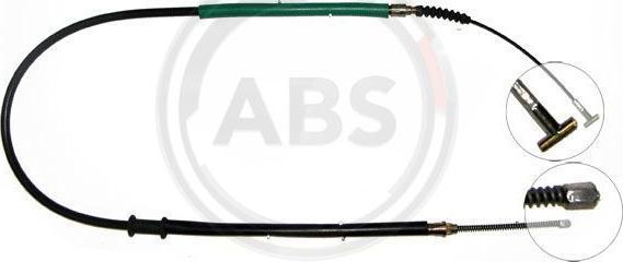 A.B.S. K10557 - Cavo comando, Freno stazionamento www.autoricambit.com