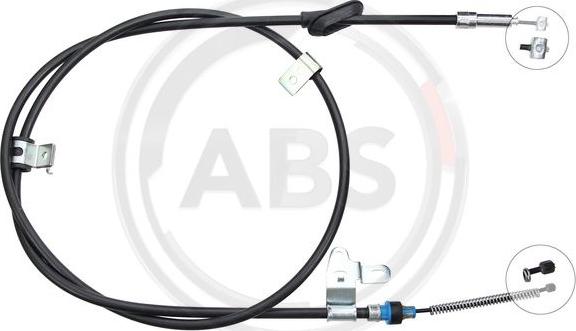 A.B.S. K10578 - Cavo comando, Freno stazionamento www.autoricambit.com