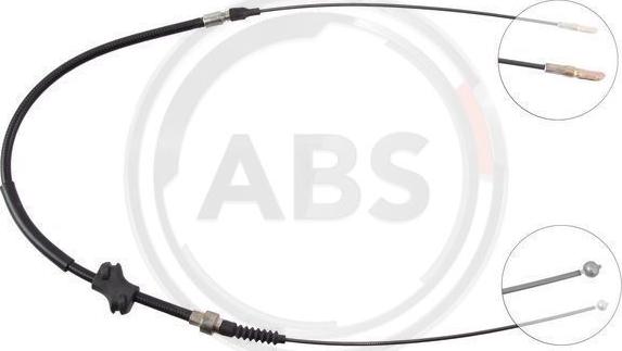 A.B.S. K10158 - Cavo comando, Freno stazionamento www.autoricambit.com