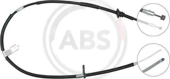 A.B.S. K10897 - Cavo comando, Freno stazionamento www.autoricambit.com