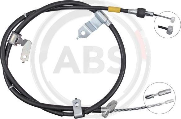 A.B.S. K10202 - Cavo comando, Freno stazionamento www.autoricambit.com