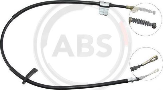 A.B.S. K11557 - Cavo comando, Freno stazionamento www.autoricambit.com