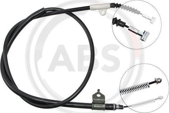 A.B.S. K11828 - Cavo comando, Freno stazionamento www.autoricambit.com