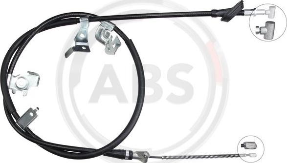 A.B.S. K13935 - Cavo comando, Freno stazionamento www.autoricambit.com