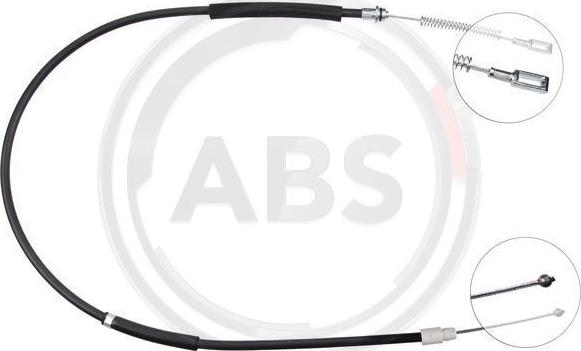 A.B.S. K13416 - Cavo comando, Freno stazionamento www.autoricambit.com