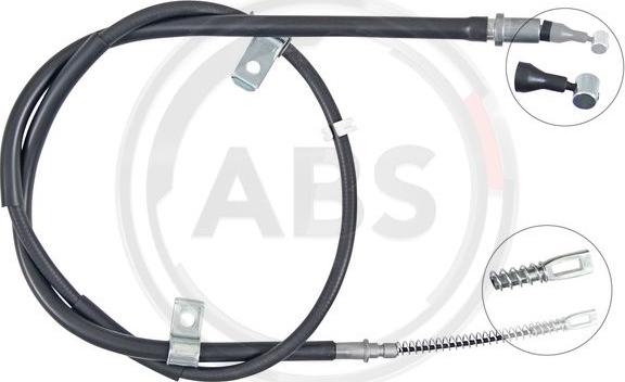 A.B.S. K13428 - Cavo comando, Freno stazionamento www.autoricambit.com