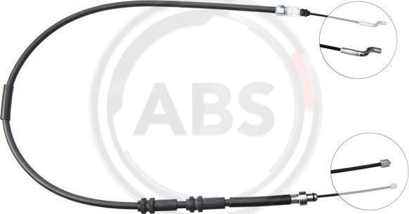 A.B.S. K13566 - Cavo comando, Freno stazionamento www.autoricambit.com