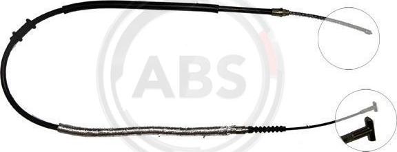 A.B.S. K13178 - Cavo comando, Freno stazionamento www.autoricambit.com